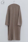 SWAYING 24 Autumn and Winter Cashmere Profile Long Coat SW-SW24AW1T103-TUO Camel